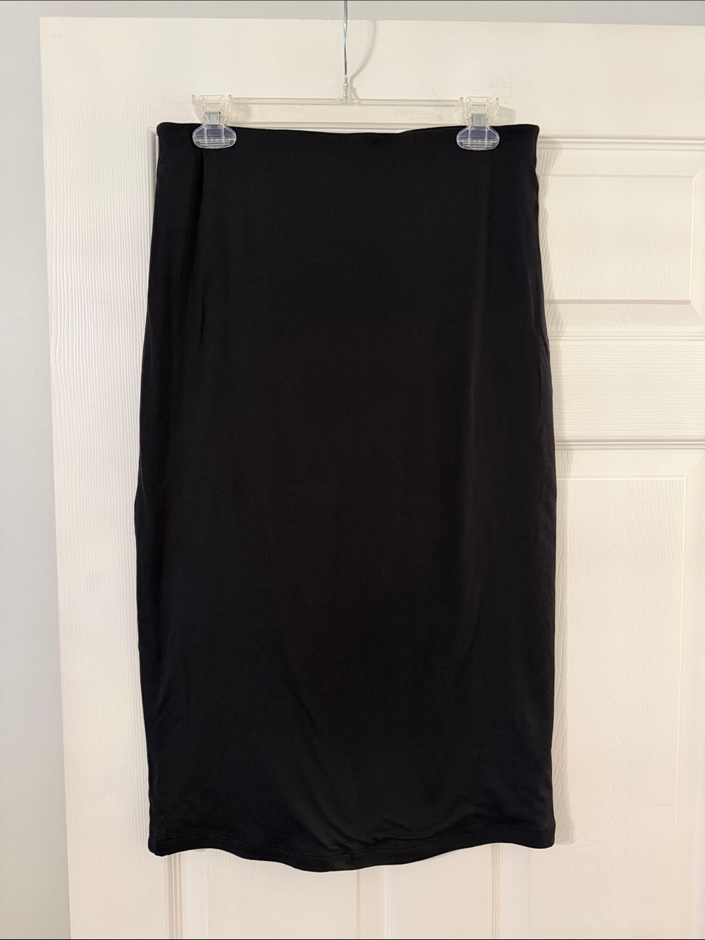 POSHDIVAH Classic Black Pencil Skirt - Women's Slim Fit size S brand new